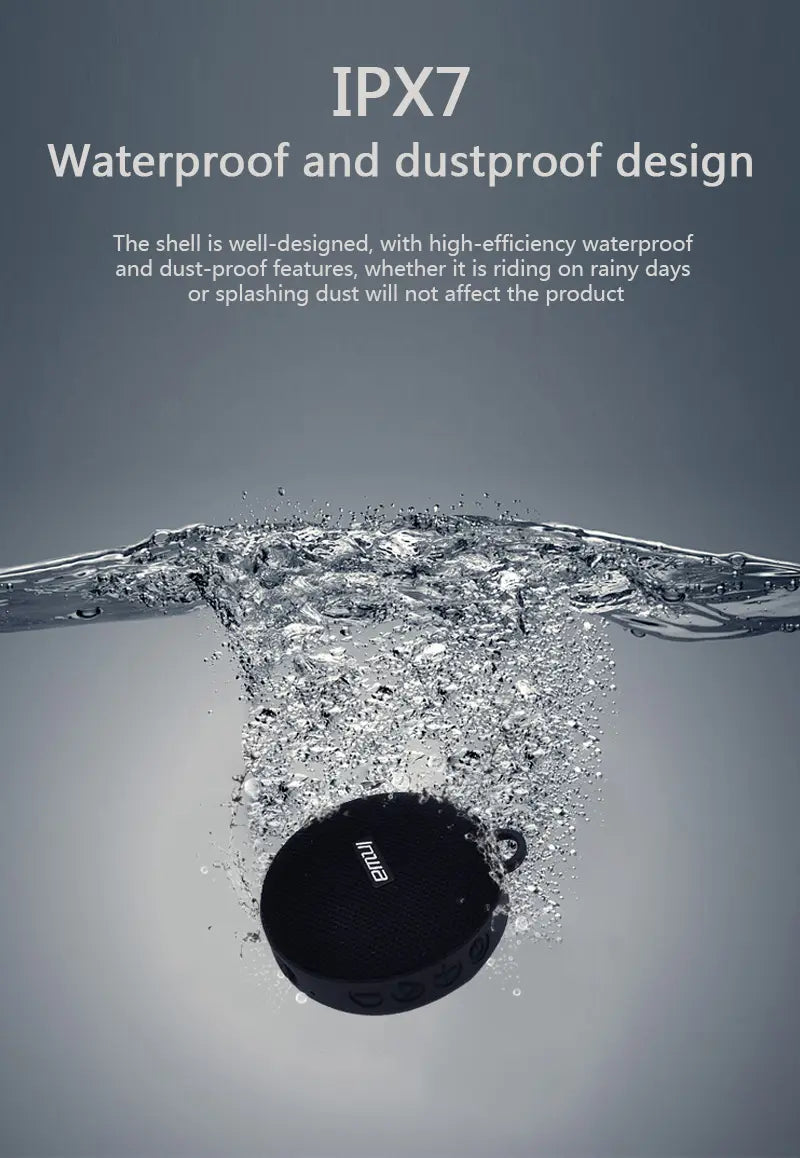 Waterproof Bike Mount Bluetooth Speaker Lilac Milo