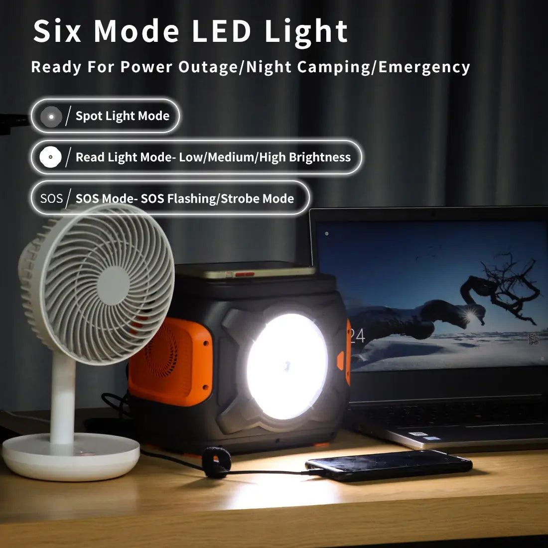 320W Portable Emergency Power Supply Lilac Milo