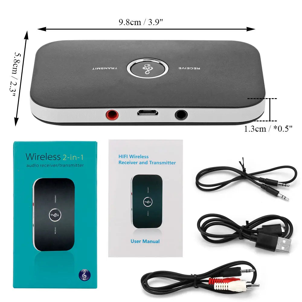 2-In-1 Bluetooth Audio Transmitter/Receiver Teal Simba