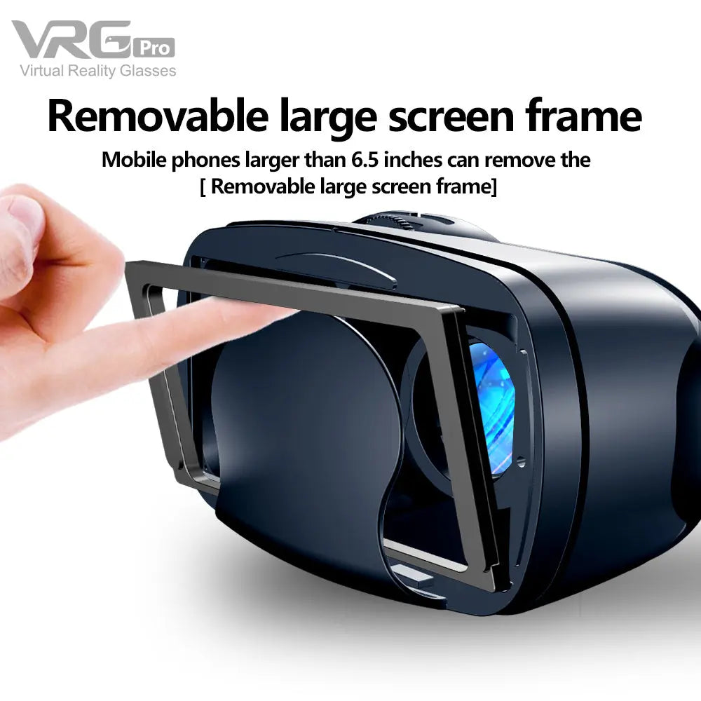 Large Screen Virtual Reality Headset Lilac Milo