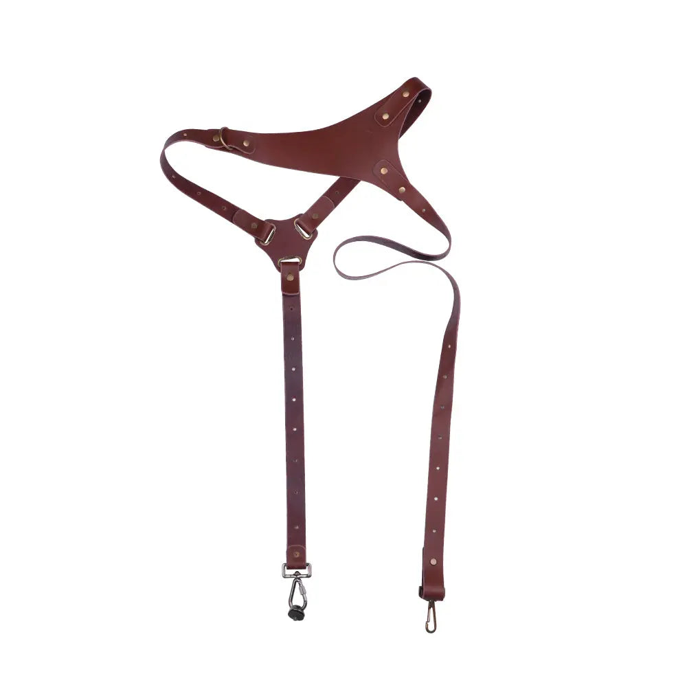 Genuine Leather Camera Shoulder Strap Teal Simba