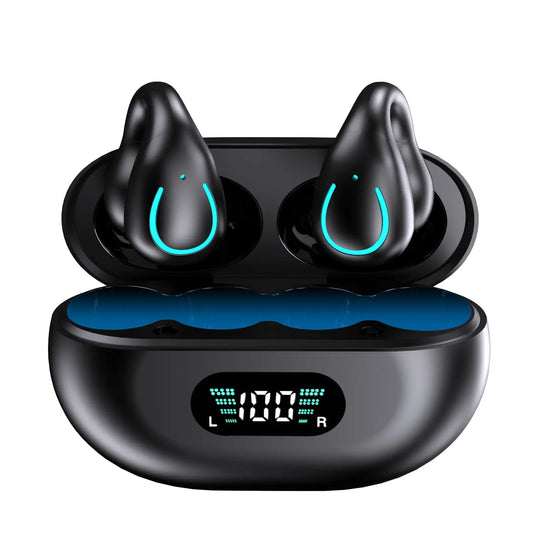 Open Ear Clip Wireless Earbuds Lilac Milo