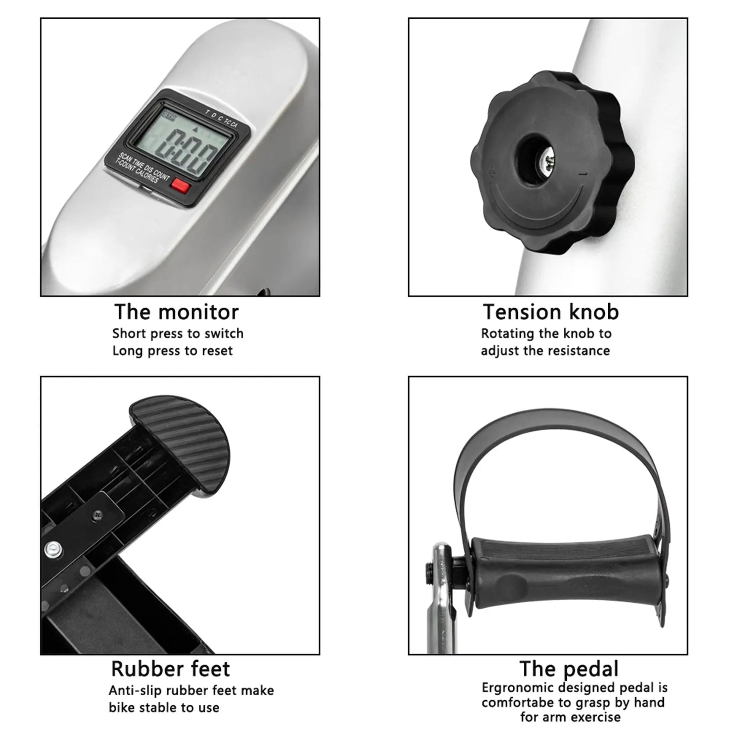 Trainer Mini Exercise Bike Lilac Milo