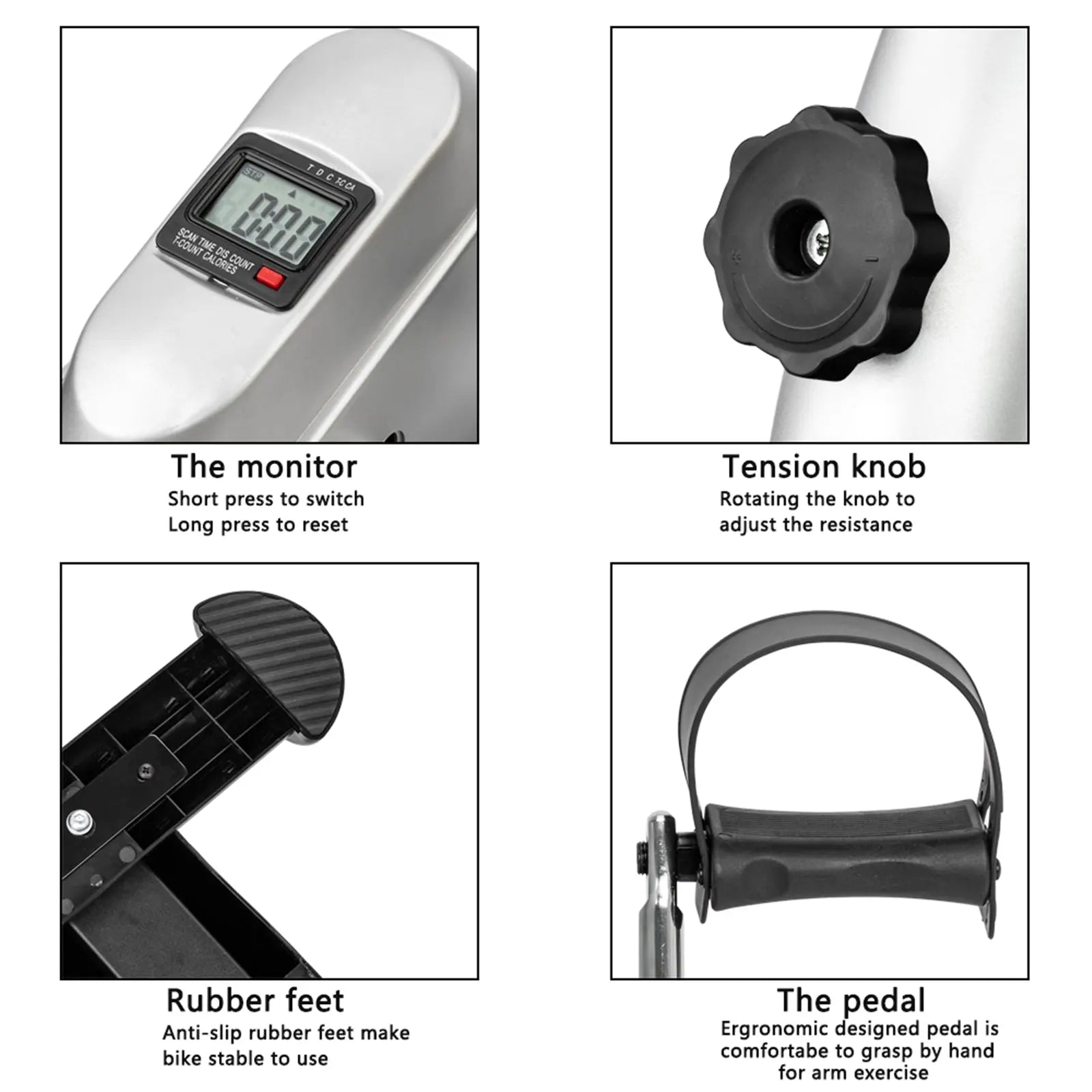 Trainer Mini Exercise Bike Lilac Milo