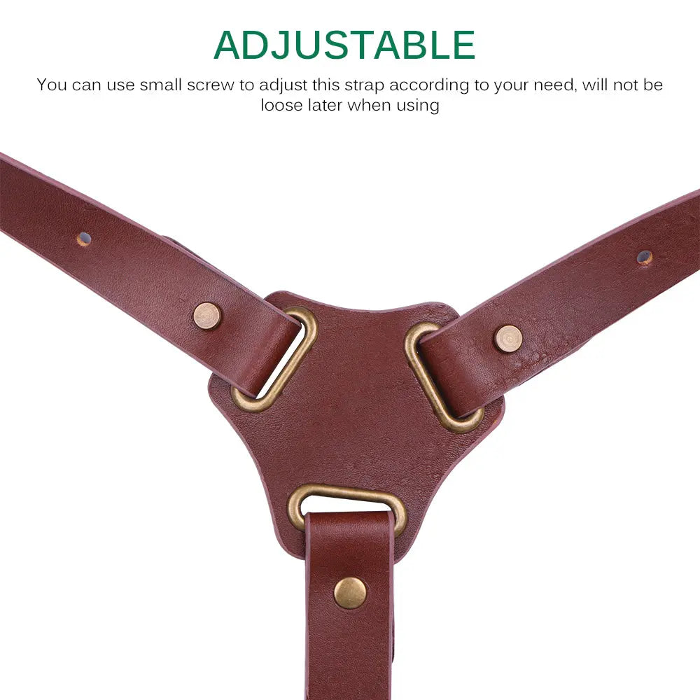 Genuine Leather Camera Shoulder Strap Teal Simba