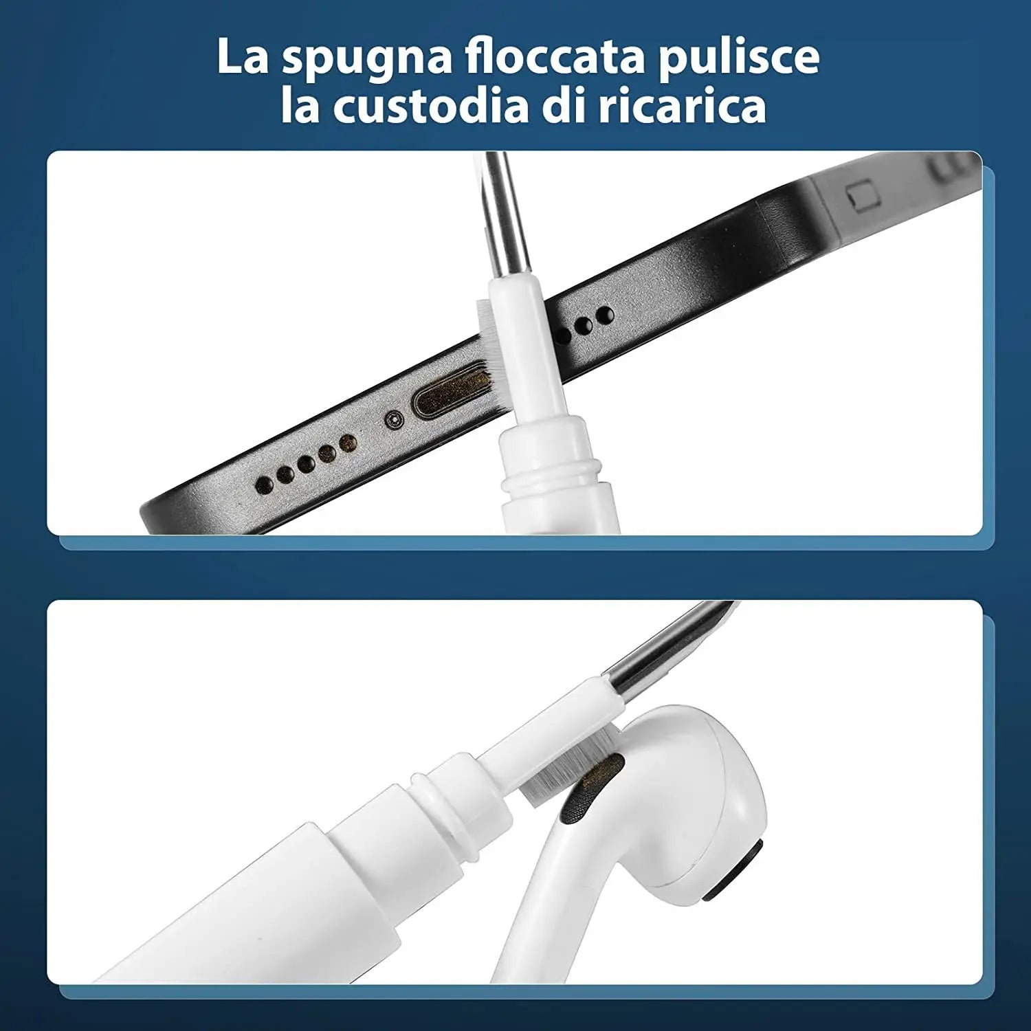 Earbuds Cleaning Kit W/Pen Brush Lilac Milo