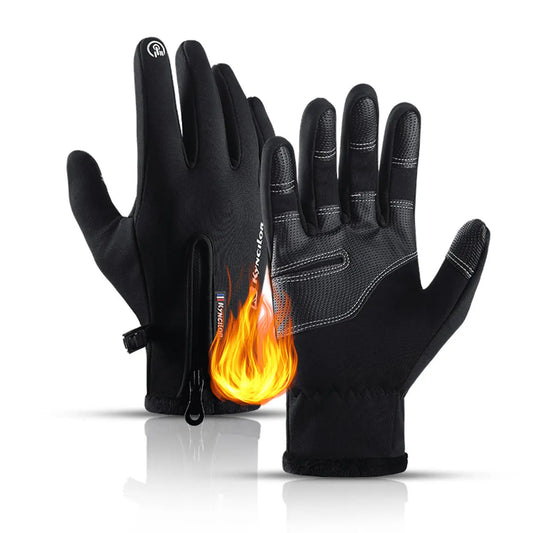 Winter Windproof Warm Gloves Peach Castor