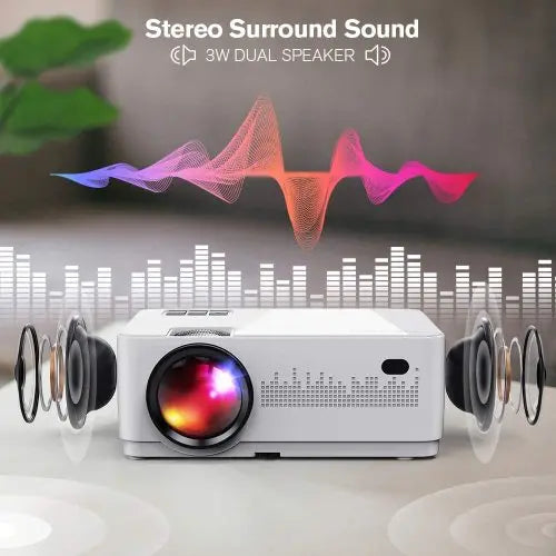 LCD/HD Video Projector W/Carrying Case Teal Simba