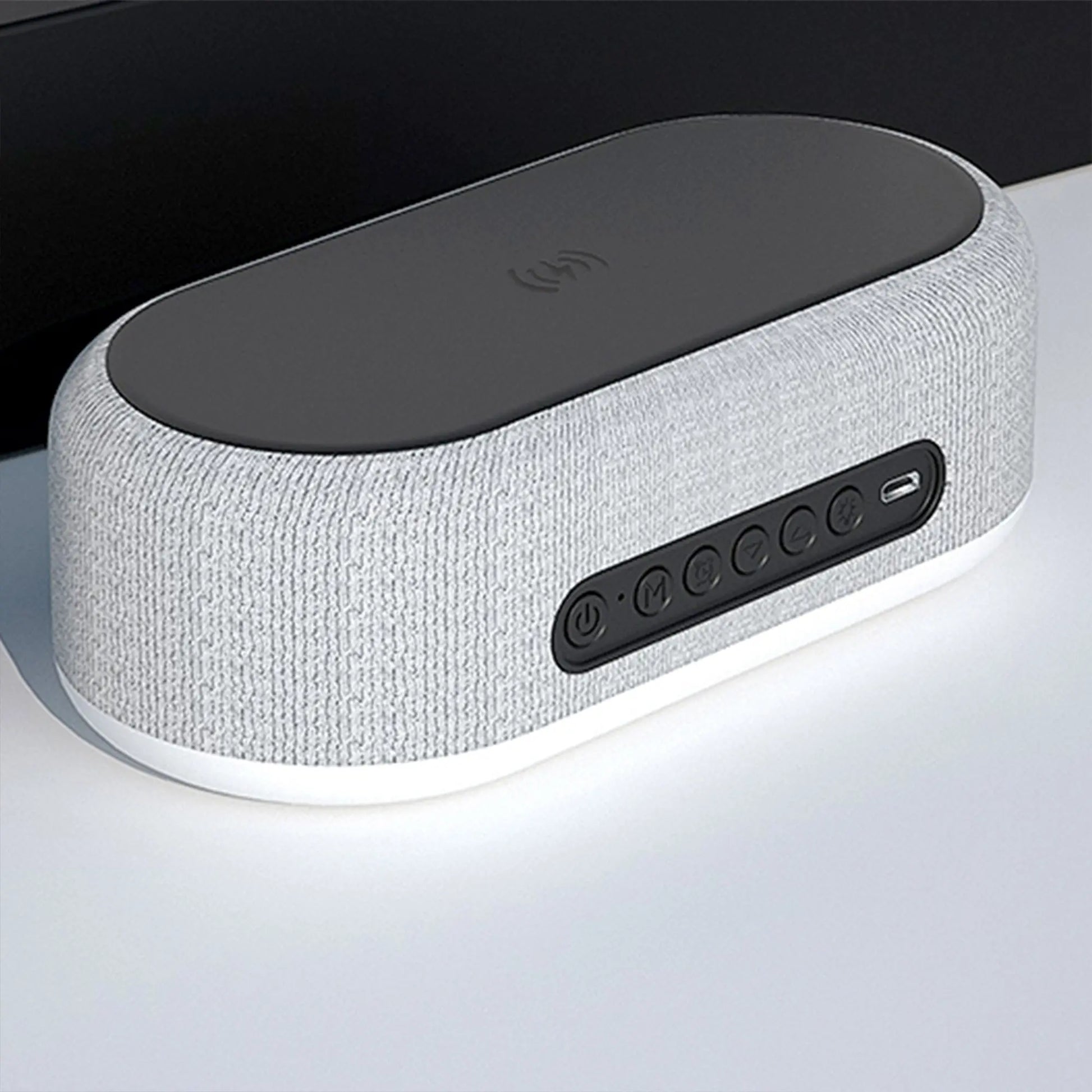 3-In-1 Alarm Clock W/Wireless Charger Copper Hecuba