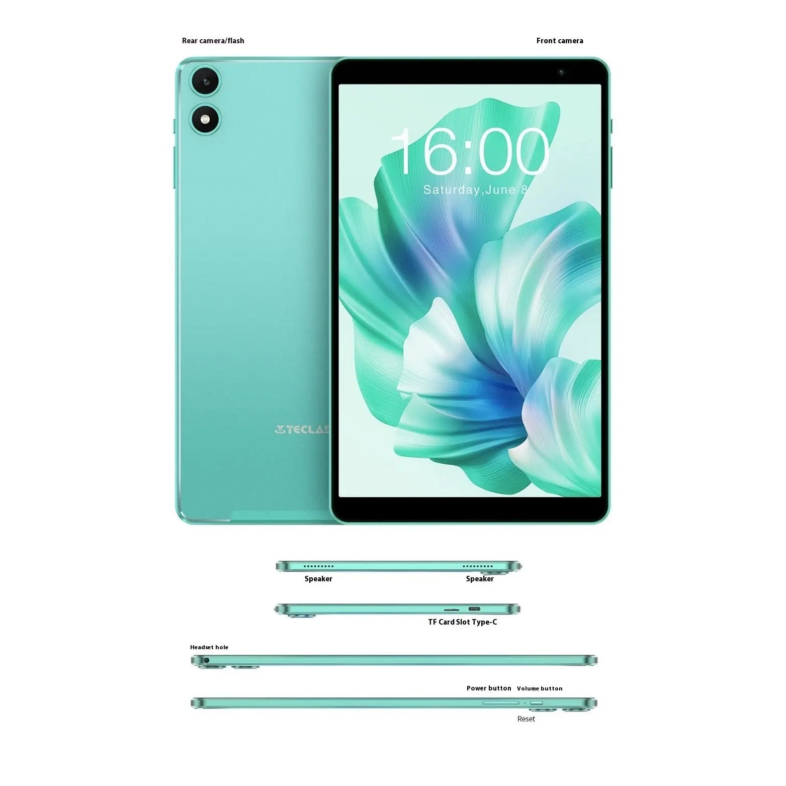 Android 8" Eight-Core Tablet Crimson Medea