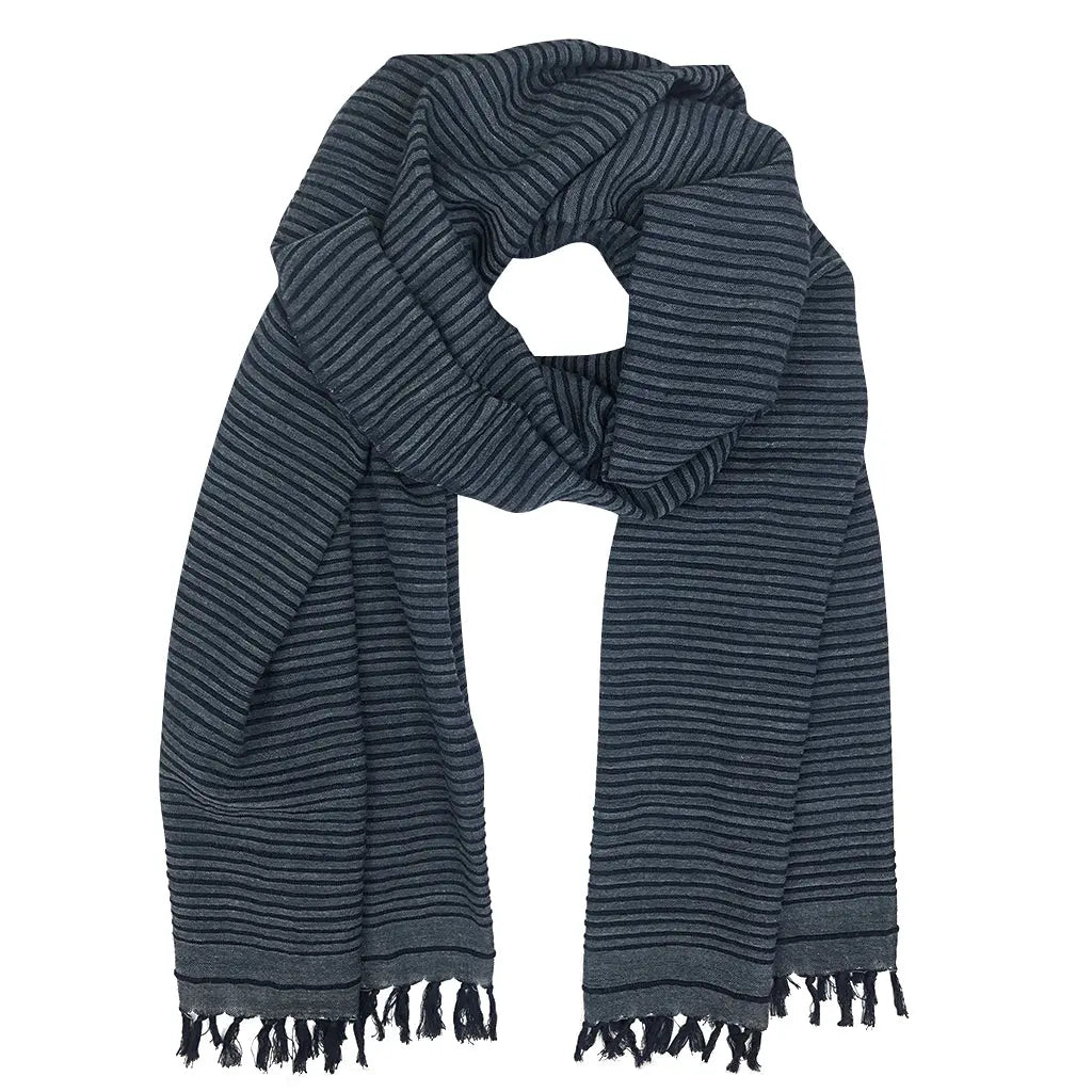 Ethiopian Stripe Wrap Scarf Ariel