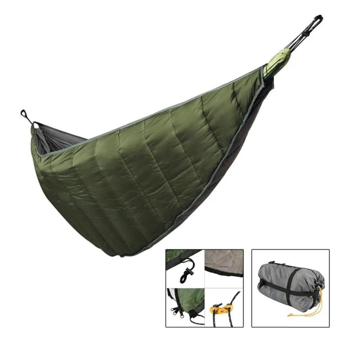 Durable Waterproof Nylon Camping Hammock Yellow Pandora
